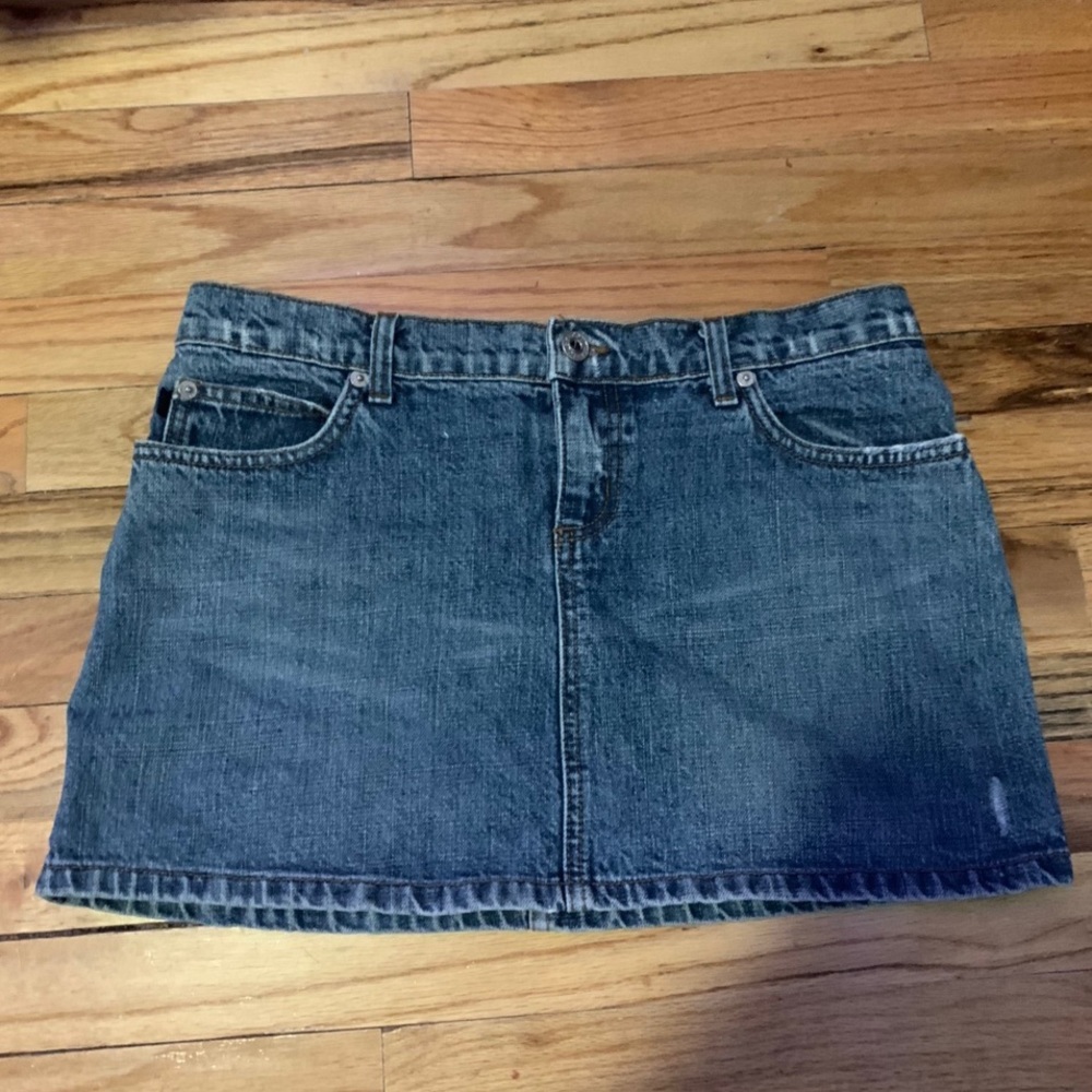 Juicy Couture Jean Mini Skirt